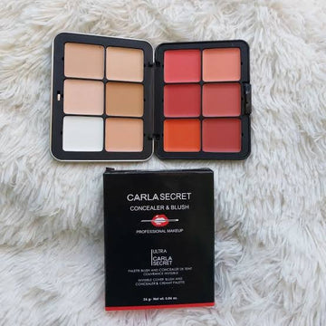 Carla Secret 12 Color Cream Concealer & Blush Palette