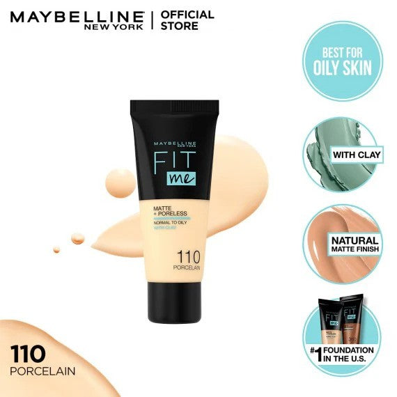 Maybelline New York Fit Me Matte & Poreless Liquid Foundation - 30 ml